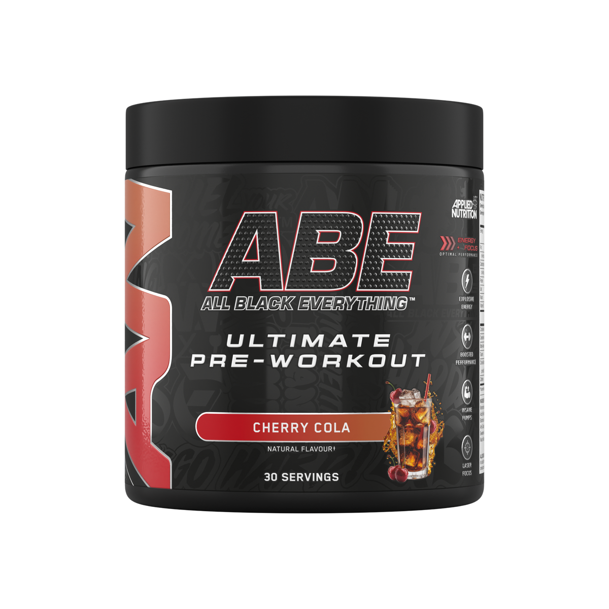 ABE All Black Ultimate Pre-workout Tub 375g