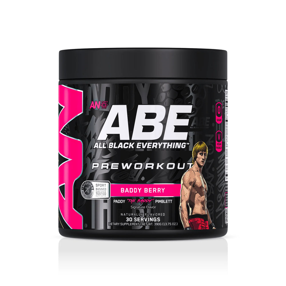 ABE All Black Ultimate Pre-workout Tub 375g